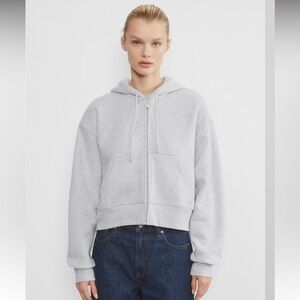 Cozy Fleece Boyfriend Boxy Zip Hoodie